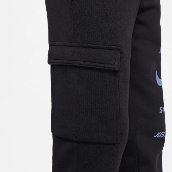 Брюки Nike B NSW SI FLC CARGO PANT BB FN7712-010 р. L черный