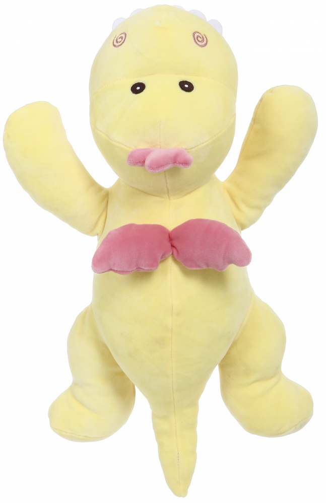 Мягкая игрушка Luna Kids Динозавр 50 см желтый HF10700