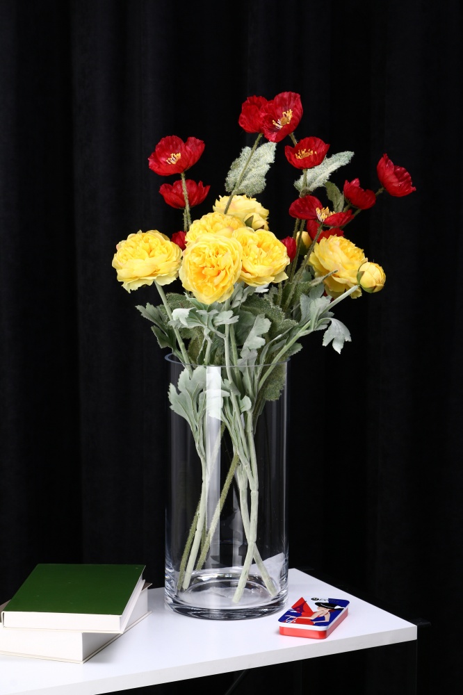 Ваза стеклянная Wrzesniak Glassworks Цилиндр 30,1 см