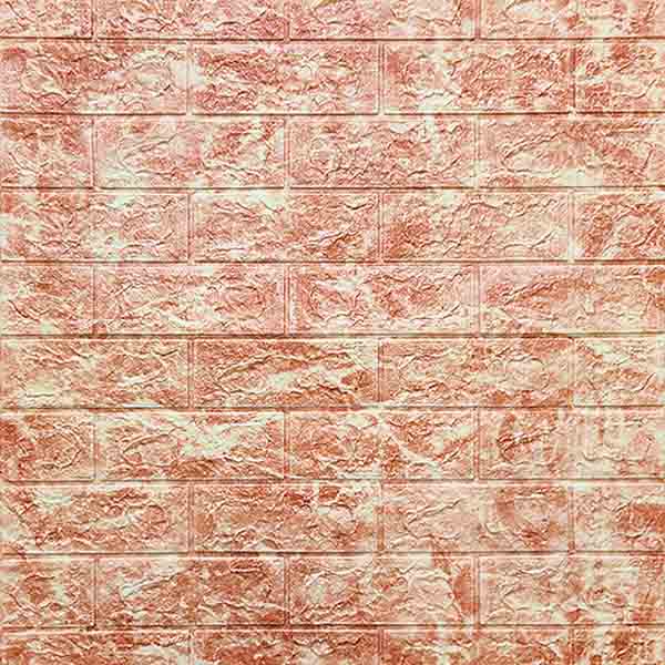 3D-панель с ПВХ самоклеющаяся мрамор красная 700х770х5 мм 