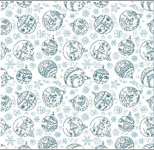 Серветки столові Ruta Новорічна мозаїка 24х24 см 40 шт.