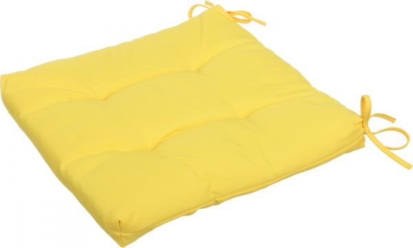 Подушка на стул Радуга 40х40 желтая
