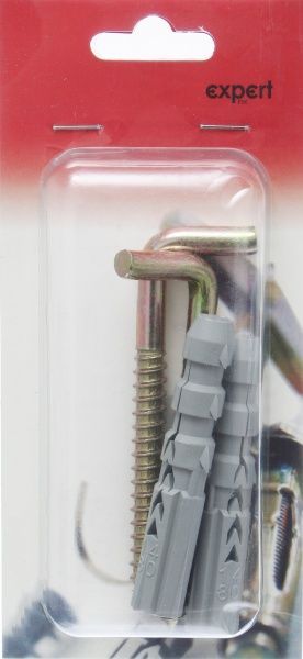 Дюбель L-образный полипропиленовый 14x100 мм 2 шт. Expert Fix