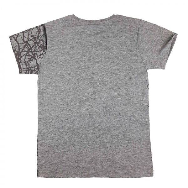 Футболка для хлопчика AKKU з літерою А р.128 сірий 9076 