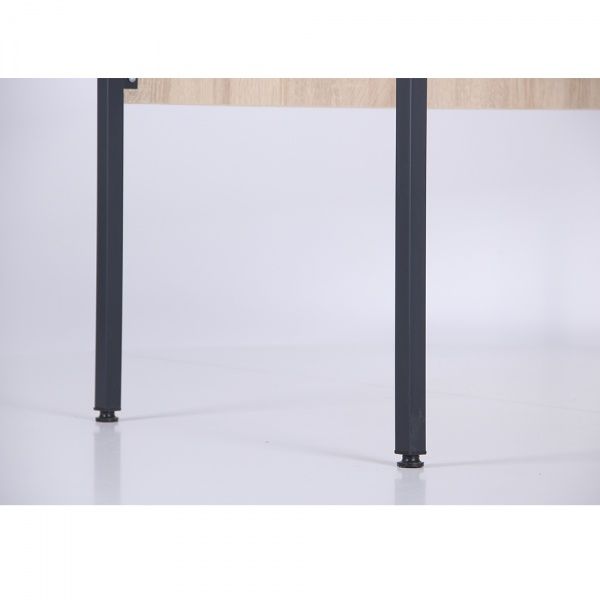 Стол письменный AMF Art Metal Furniture Осло с ящиком и кабель-каналом графит 