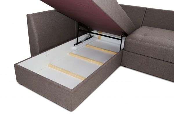 Диван кутовий VECTOR EP-BDT UD коричневий/бежевий лівий 3000x2170x740 мм