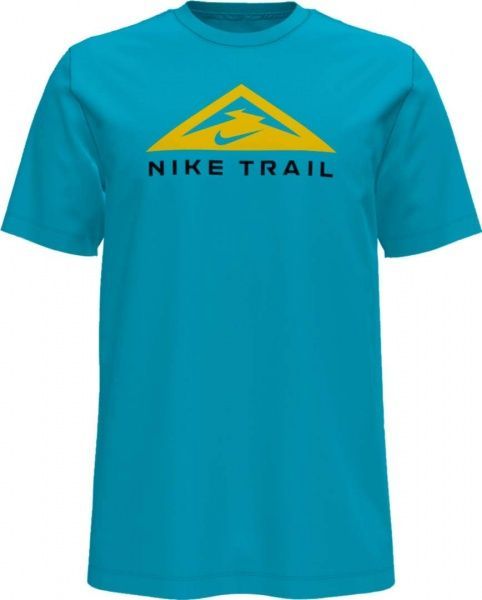 Футболка Nike U NK DF TEE SS TRAIL CZ9802-447 р.XL блакитний