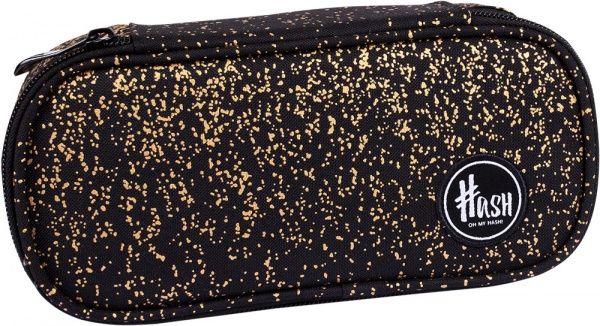 Пенал шкільний AC5 Golden Dust Hash чорний із візерунком