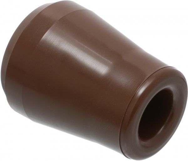 Стопор дверний гумовий 60x50 мм коричневий