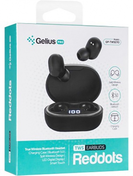 Навушники Gelius Pro Reddots TWS Earbuds black 