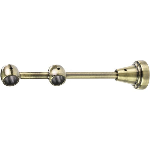 Кронштейн двойной Bella Vita античная бронза