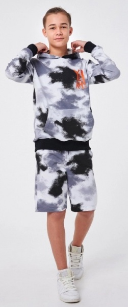 Комплект Smil 2 предмети для хлопчика Малюнок р.152 сірий 117345 