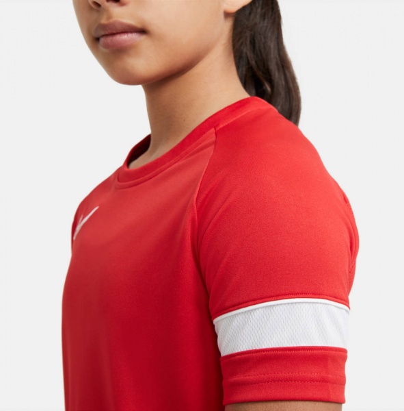 Футболка Nike Y NK DF ACD21 TOP SS CW6103-658 р.M червоний