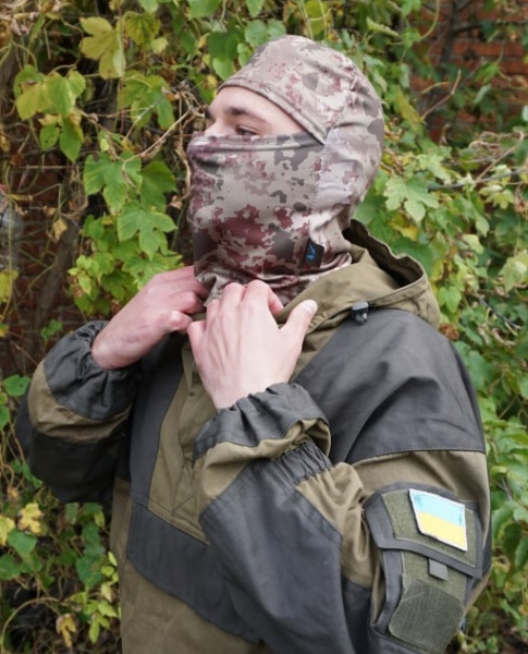 Балаклава тактическая р.one size осенний камуфляж