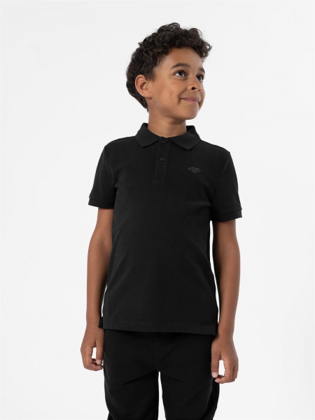 Поло 4F TSHIRT M295 4FJSS23TTSHM295-20S р.158 чорний
