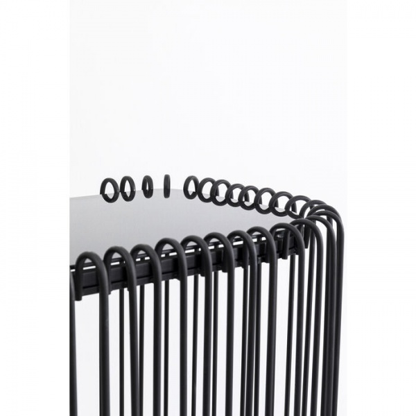 Стол декоративный KARE Design Wire Glass Black 88,5х142x42,5 см (86528) 