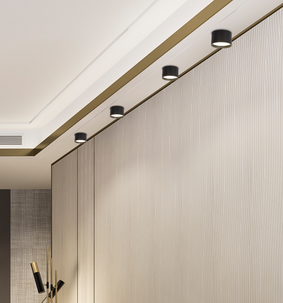 Светильник точечный Eurolamp 30 Вт GX53 черный LH-LED-GX53(black)N4