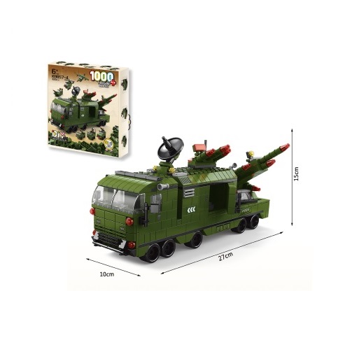 Конструктор SHANTOU YISHENG Бронемашина 1000 деталей K8857-4