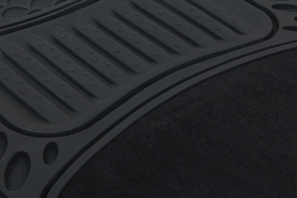 Коврики автомобильные Auto Assistance Proline AP17138F 2 шт. передние с текстильными вставками универсальные