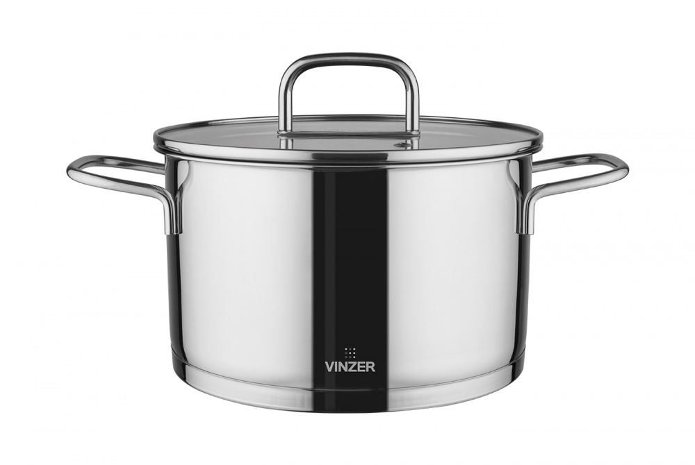 Кастрюля с крышкой Vinzer Glossy Line 3,6 л 50044