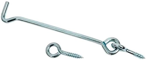 Гачок дверний 4х120 цинк