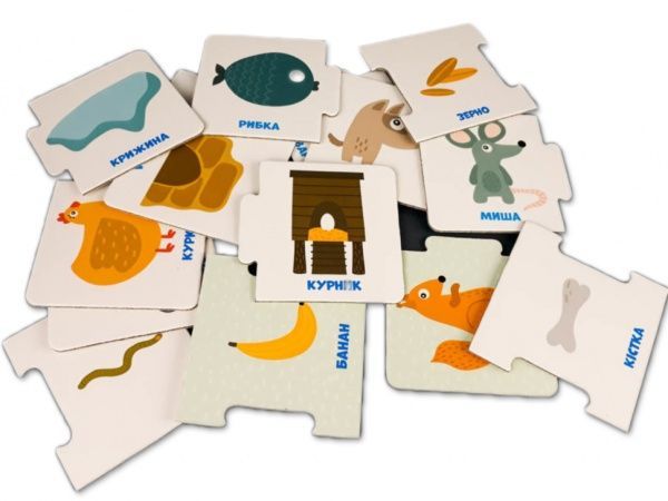 Пазлы картонные Ранок Кенгуру Логические пазлы. Кто где живет, и что ест.