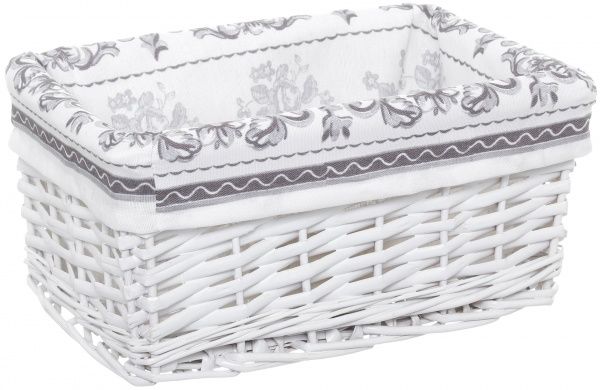 Кошик плетений з текстилем 30x20x13 см HQ13-53AB-5 