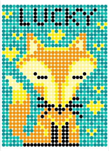 Набор наклеек Умняшка Картина по номерам стикерами