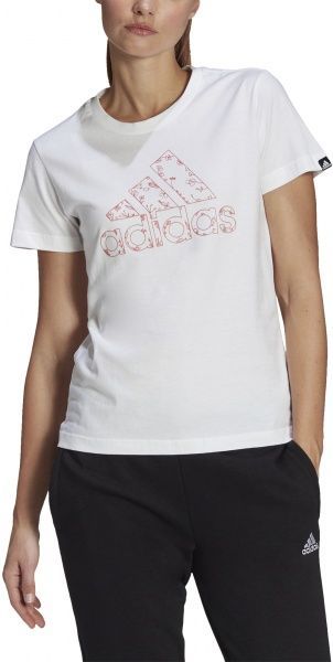 Футболка Adidas W OUTLFLORAL GT GL1031 XL белый