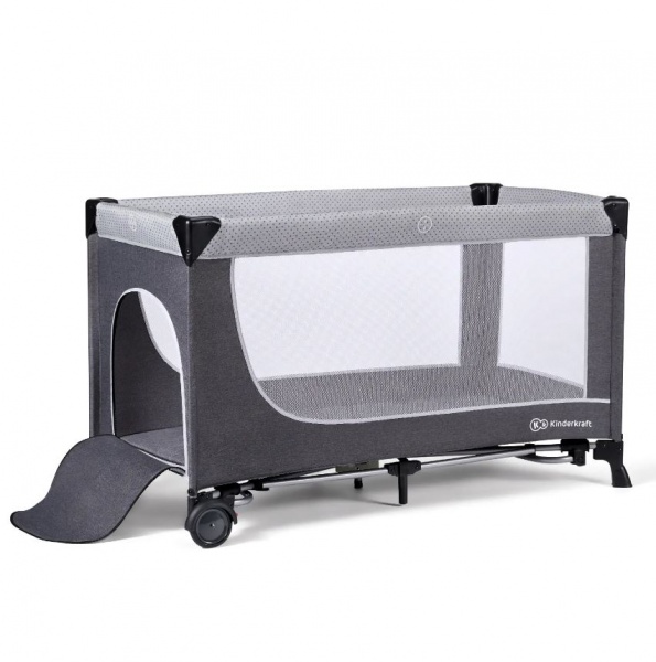 Манеж-ліжко Kinderkraft Leody Grey KCLEOD00GRY0000