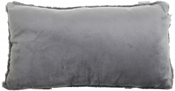 Подушка KM 100% полиэстер 50x30 см серый 