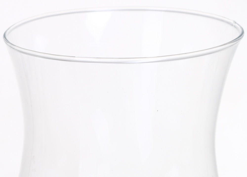 Ваза Цветок d10,2 19 см прозрачная 20161