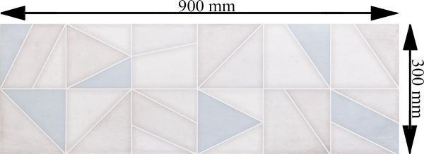 Плитка Cifre Тітан вайт декор 30x90 