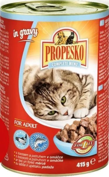 Консерва PROPESKO з лососем та форелью в соусі 415 г