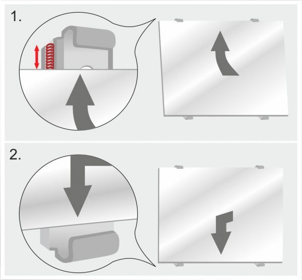 Картина на склі Природа 125x50 см Styler 