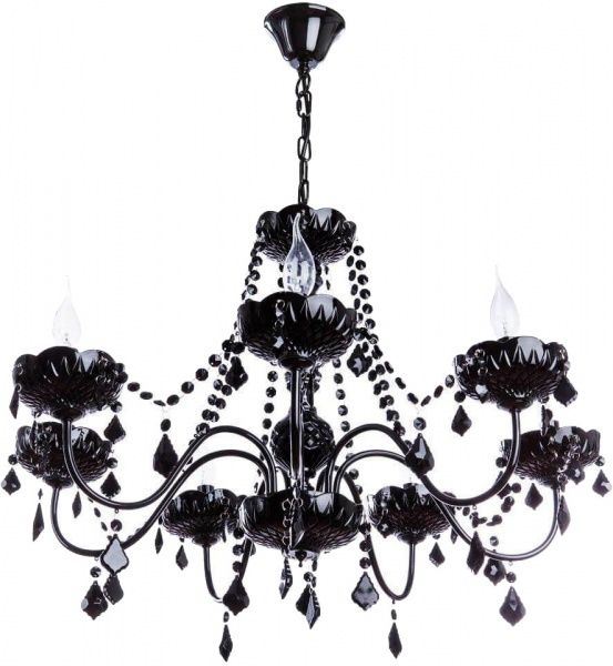 Підвіс Arte Lamp Odillia A8918LM-7BK 7x40 Вт E14 чорний 