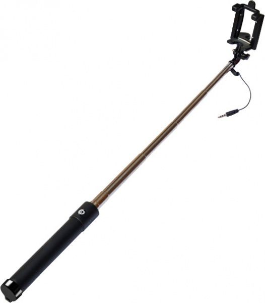 Селфі-монопод Grand-X MI3UBK black з дзеркалом