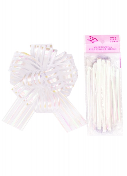 Бантики белый 18883 3 см 0,83 м белый 