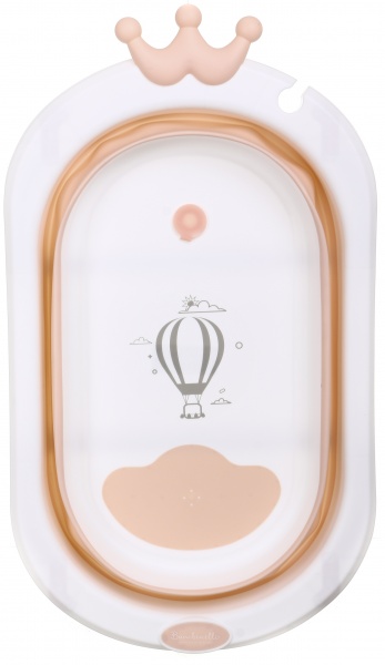 Ванночка Bambinelli розкладная 84x51x22 см бело-розовый 