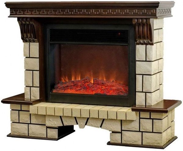 Камінокомплект RealFlame STONE + MOONBLAZE DELUXE