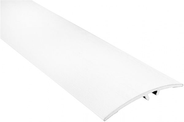 Порожек алюминиевый лестничный Olvis скрытый крепеж 43x1350 мм белый 