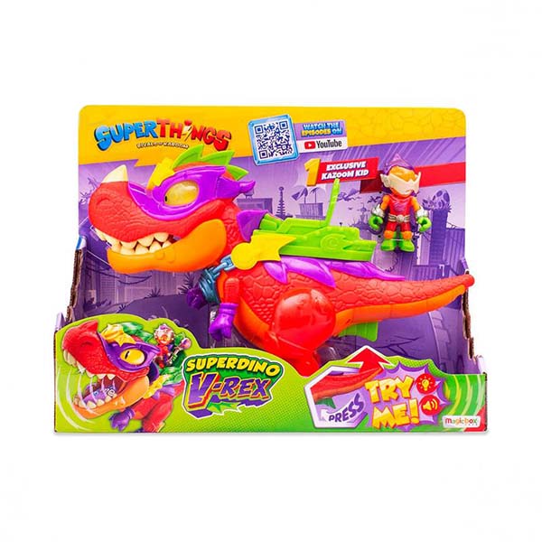 Игровой набор L.O.L. SURPRISE! SuperThings Rivals of Kaboom Супердино Ви-Рекс