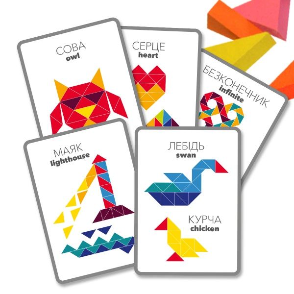 Игра деревянная Igroteco треугольная мозаика 64 эл 900194