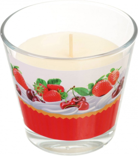 Свеча в стакане Pako-If Tindra вишня-клубника (3102) 