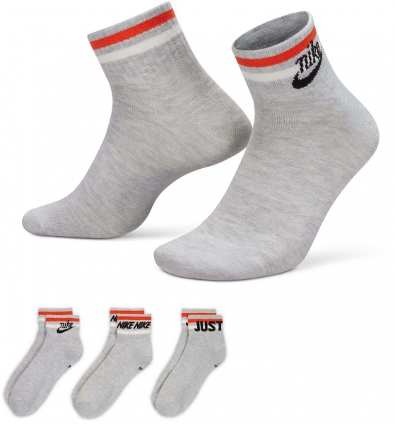 Шкарпетки Nike EVERYDAY ESSENTIAL DX5080-050 р.M сірий