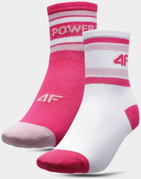 Шкарпетки 4F SOCKS CAS F100 (2PACK) 4FJSS23USOCF100-90S р.36-38 рожевий