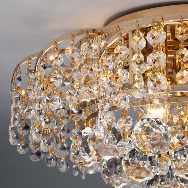 Люстра потолочная Strotskis Charm 16017/6 6x60 Вт E27 античное золото 