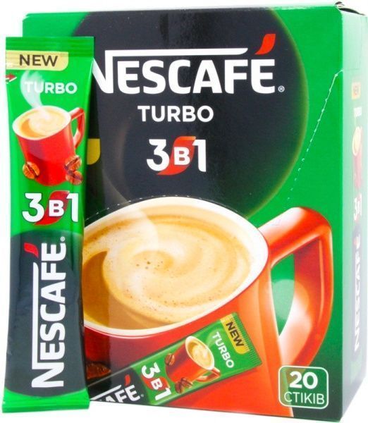 Кавовий напій Nescafe 3 в 1 Turbo 16 г 4823000918139 