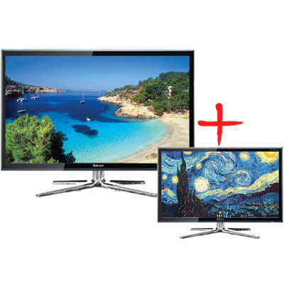 Телевизор Saturn LED42 PF Smart + телевизор Saturn LED22 PF