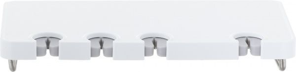 Полка для ванной YACORE с держателем для зубных щеток Fab F30610WH 